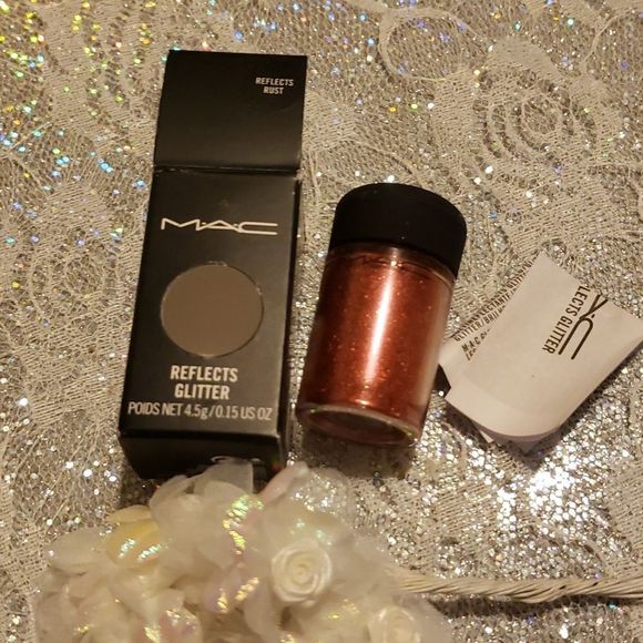 💙🧚♀️REFLECTS RUST MAC Cosmetics DISCONTINUED Glitter NWT - Picture 5 of 6